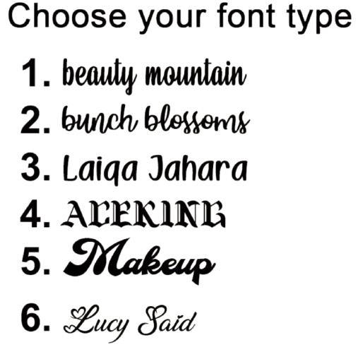 Font Options